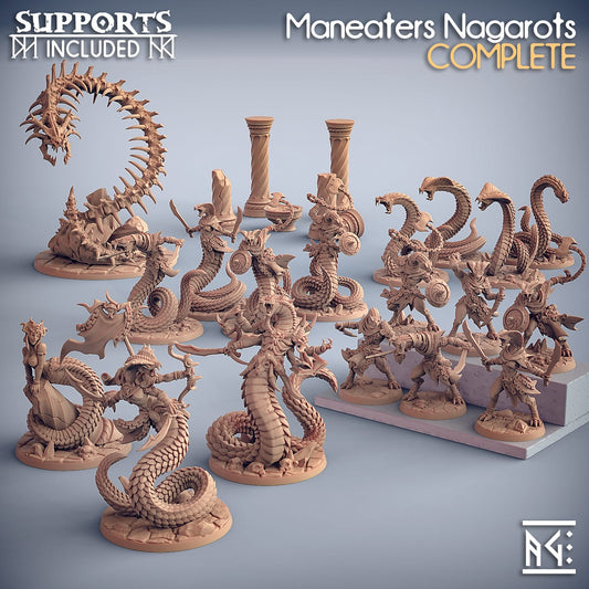 3D Printed Artisan Guild Standalone Weapons & Hands Maneaters Nagarots 28mm 32mm