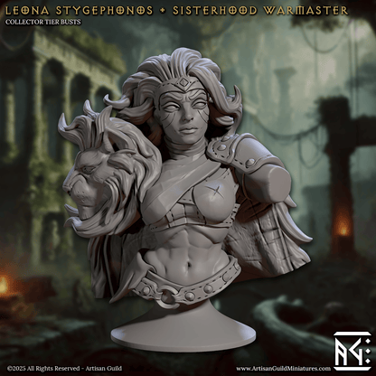 3D Printed Artisan Guild Veiled Sisterhood Bust Set 28mm 32mm