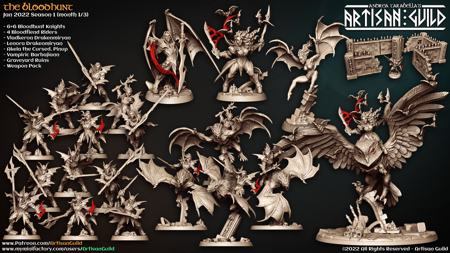 3D Printed Artisan Guild Vladkeron Drakenmiryan The Bloodhunt 28mm 32mm