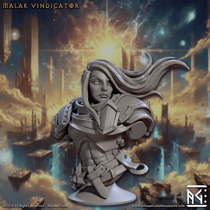 3D Printed Artisan Guild Wrath of the Malakim Bust Set 28mm 32mm