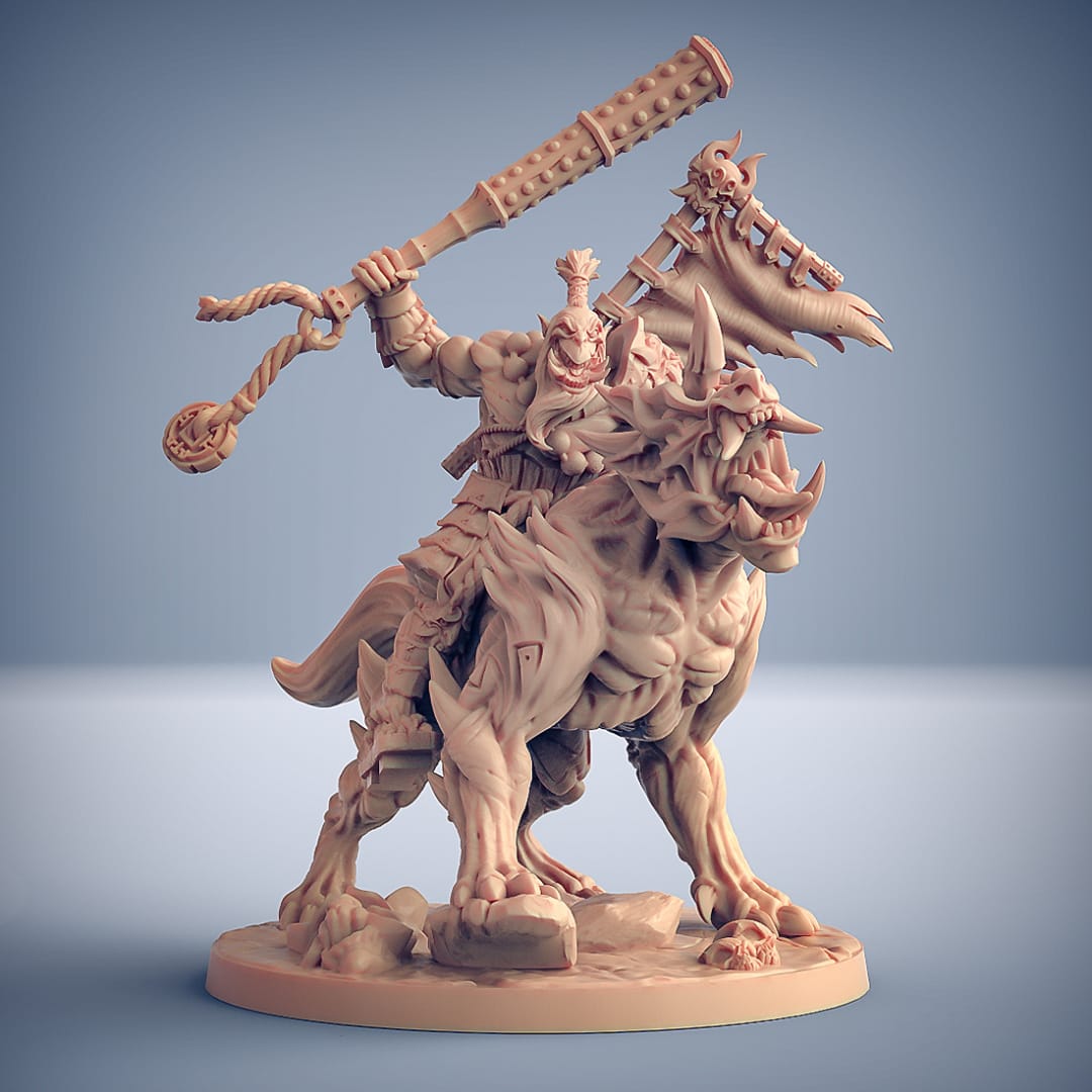 3D Printed Artisan Guild Yoshigruzu on Onibeast Oni Clan 28mm 32mm
