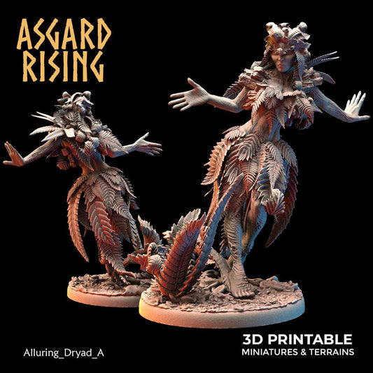 3D Printed Asgard Rising Alluring Dryads 28 32 mm Wargaming DnD