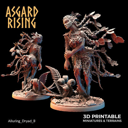 3D Printed Asgard Rising Alluring Dryads 28 32 mm Wargaming DnD
