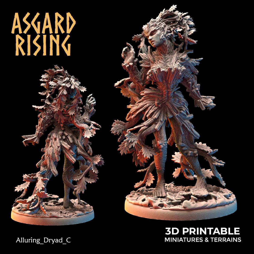 3D Printed Asgard Rising Alluring Dryads 28 32 mm Wargaming DnD