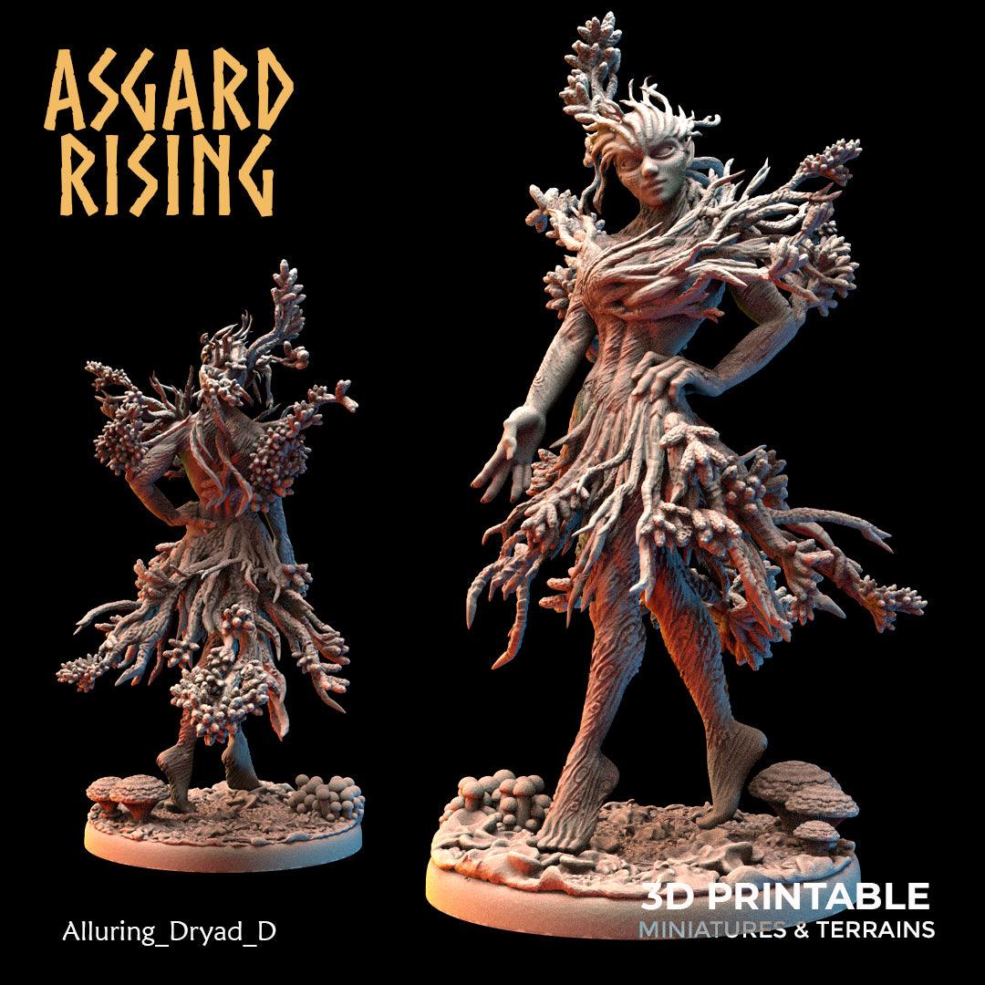 3D Printed Asgard Rising Alluring Dryads 28 32 mm Wargaming DnD
