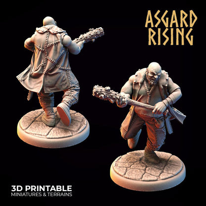 3D Printed Asgard Rising Bandit Outcast Modular Warband 28mm - 32mm Ragnarok D&D