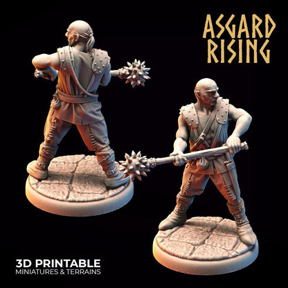3D Printed Asgard Rising Bandit Outcast Modular Warband 28mm - 32mm Ragnarok D&D