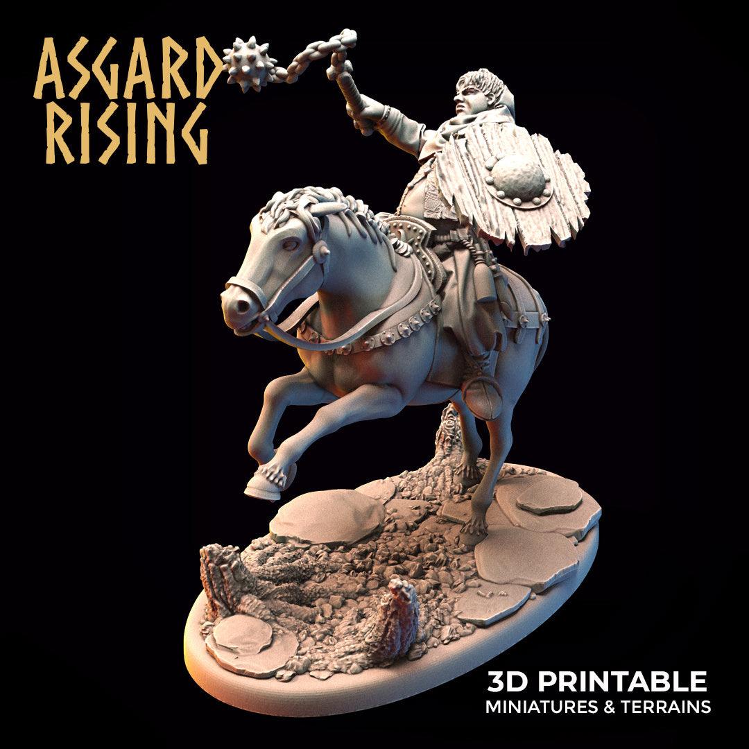 3D Printed Asgard Rising Bandit Riders Deserters Modular Warband 28mm - 32mm