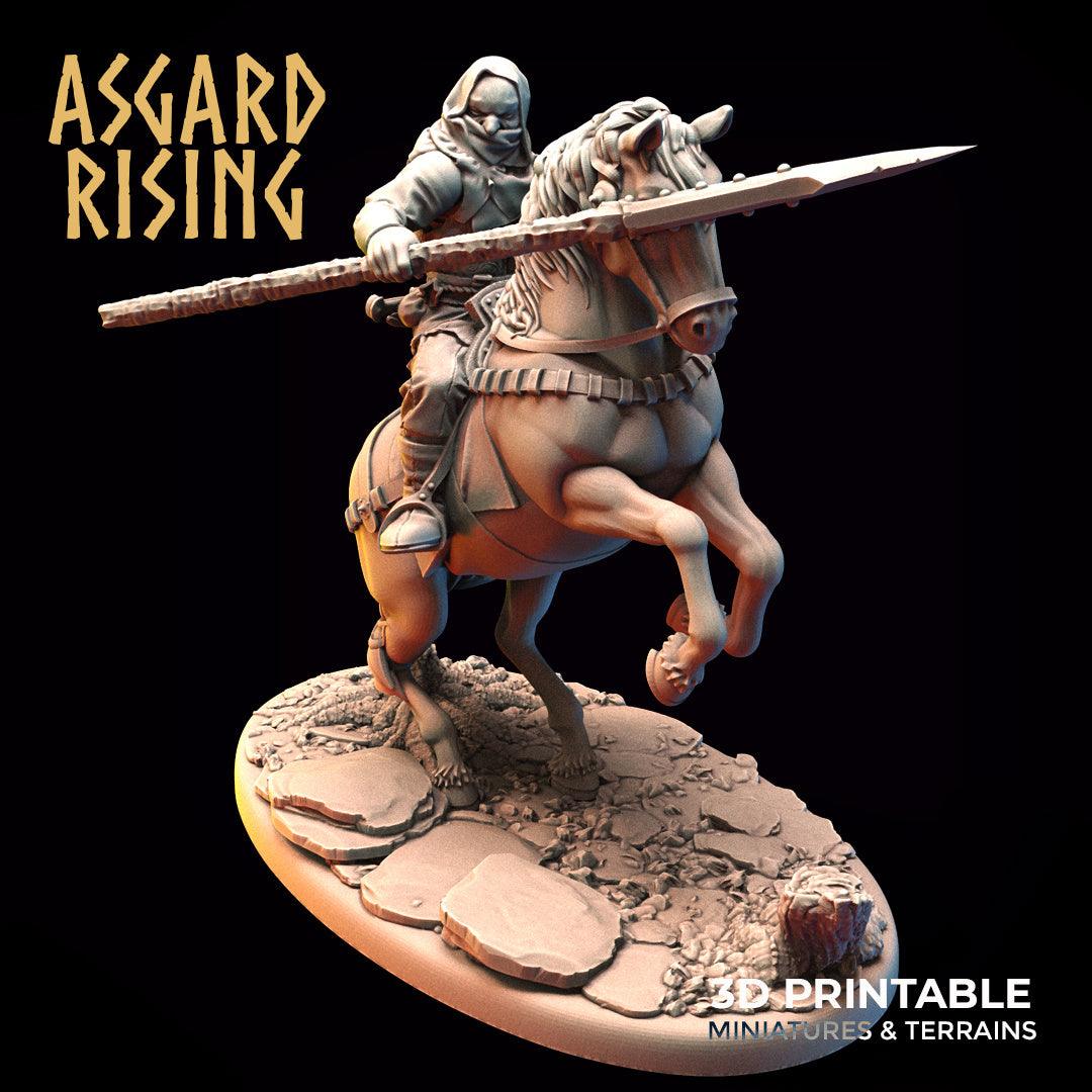 3D Printed Asgard Rising Bandit Riders Deserters Modular Warband 28mm - 32mm