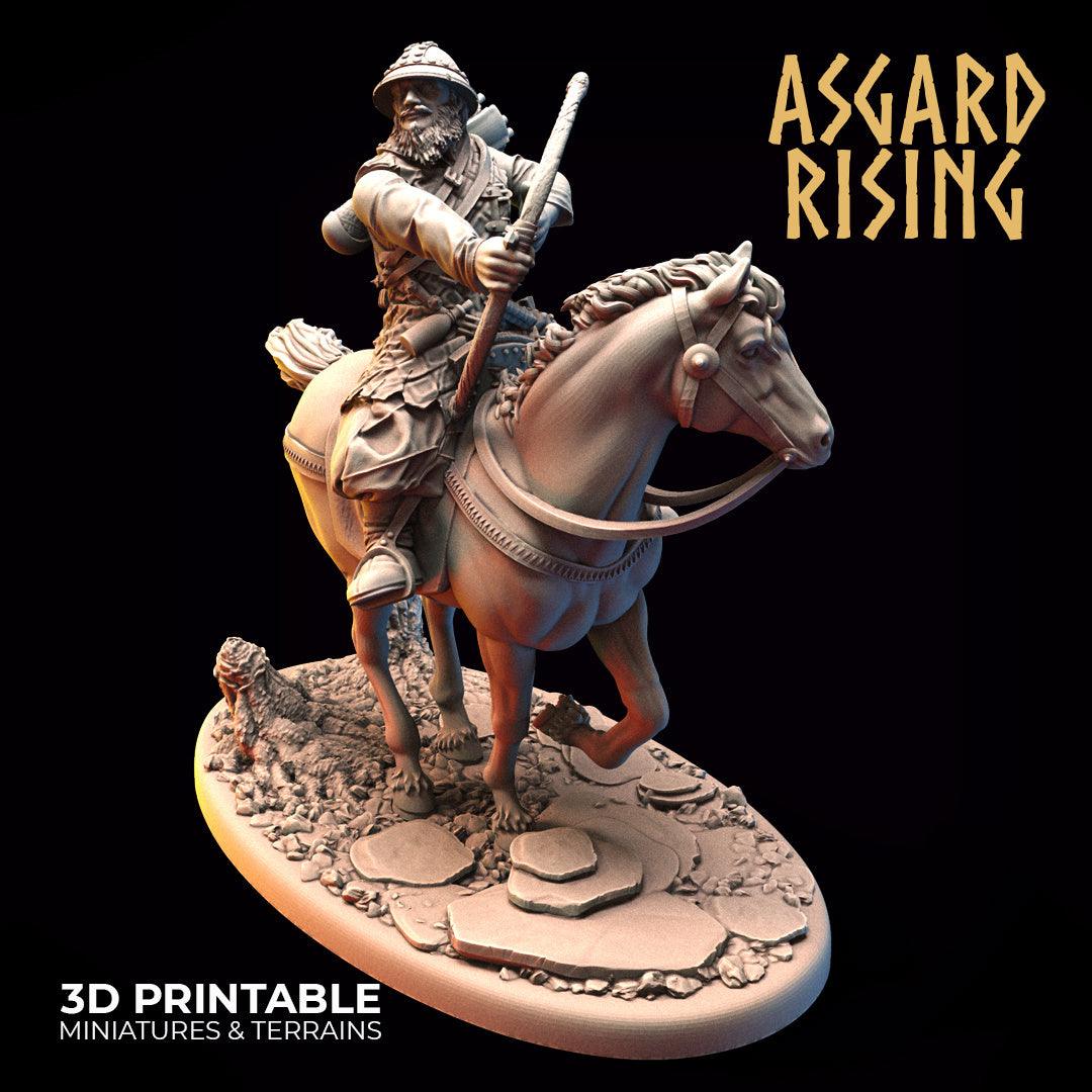 3D Printed Asgard Rising Bandit Riders Deserters Modular Warband 28mm - 32mm