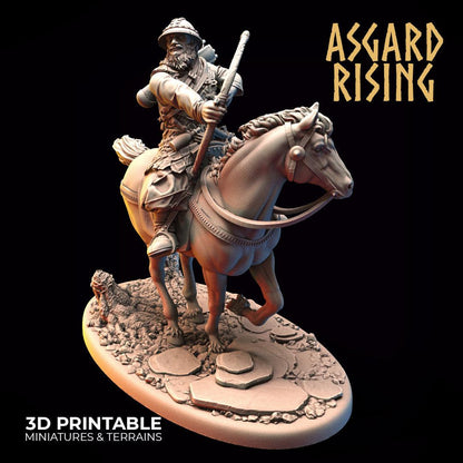 3D Printed Asgard Rising Bandit Riders Deserters Modular Warband 28mm - 32mm