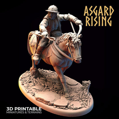 3D Printed Asgard Rising Bandit Riders Deserters Modular Warband 28mm - 32mm