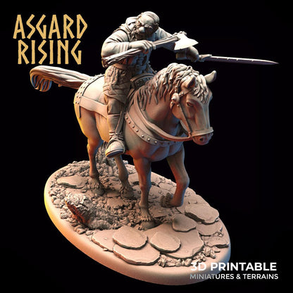 3D Printed Asgard Rising Bandit Riders Outcasts Modular Warband 28mm - 32mm