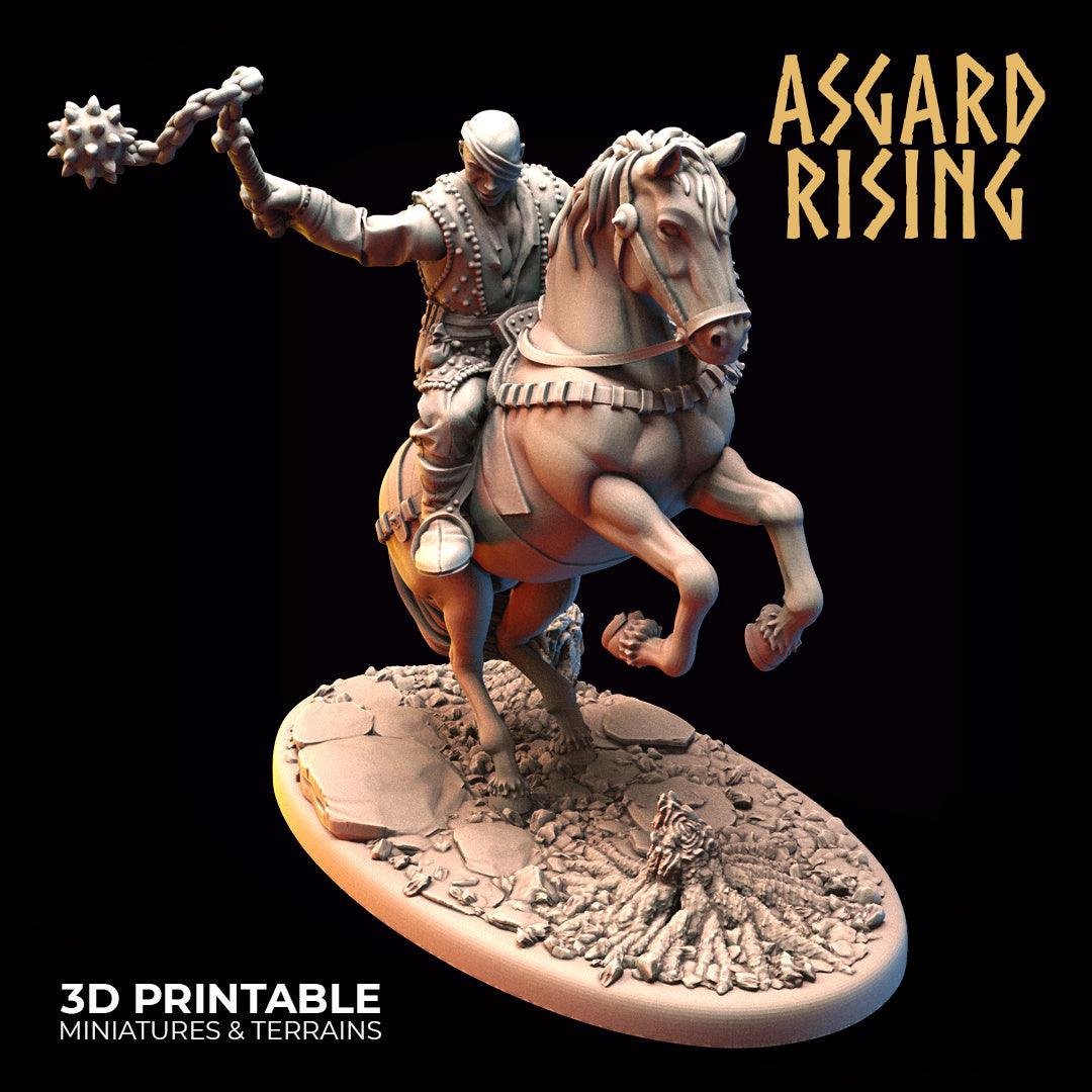 3D Printed Asgard Rising Bandit Riders Outcasts Modular Warband 28mm - 32mm