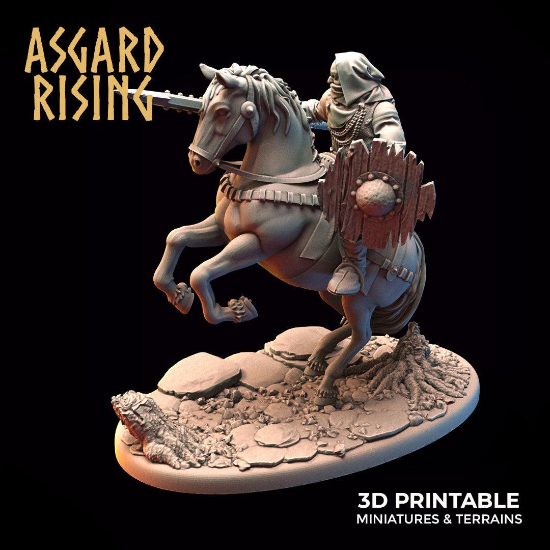 3D Printed Asgard Rising Bandit Riders Rogues Modular Warband 28mm - 32mm