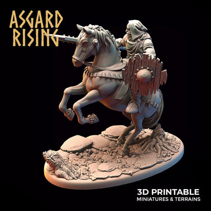 3D Printed Asgard Rising Bandit Riders Rogues Modular Warband 28mm - 32mm