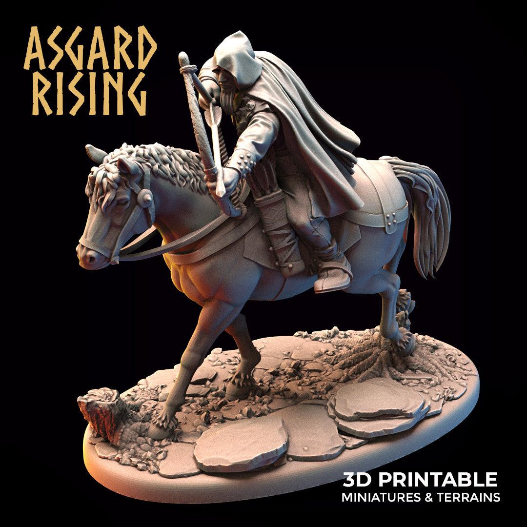 3D Printed Asgard Rising Bandit Riders Rogues Modular Warband 28mm - 32mm