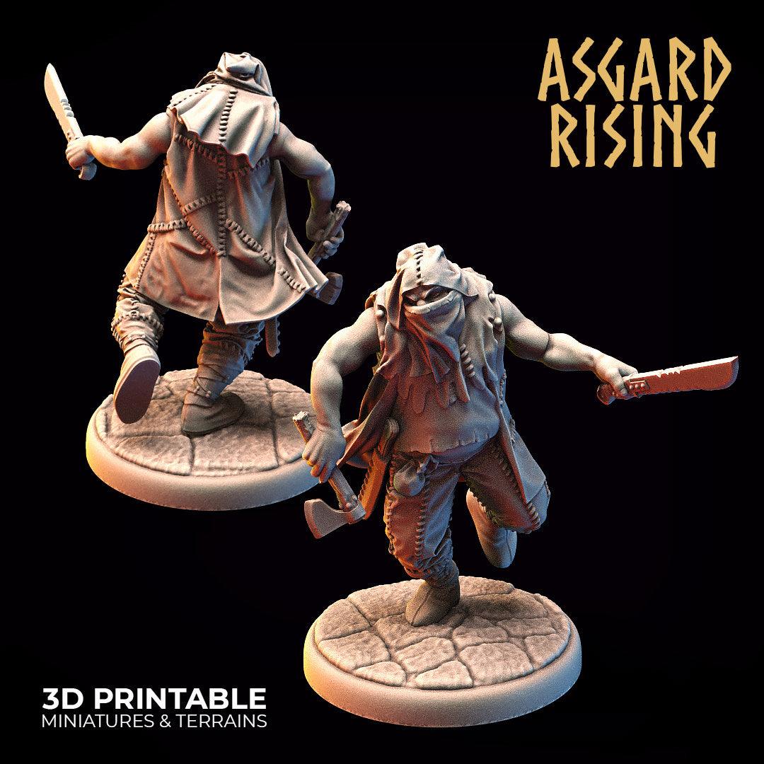 3D Printed Asgard Rising Bandit Rogues Modular Warband 28mm - 32mm Ragnarok D&D