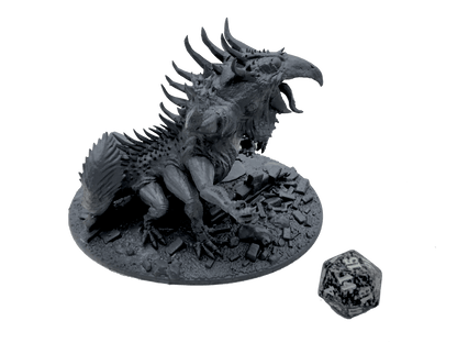 3D Printed Asgard Rising Basilisk #2 King of Serpents - 32mm D&D