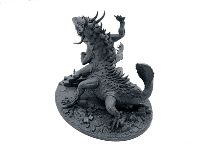 3D Printed Asgard Rising Basilisk #2 King of Serpents - 32mm D&D