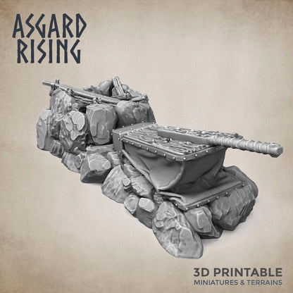 3D Printed Asgard Rising Blacksmith Forge Anvil Props Set 28 32 mm Wargaming DnD