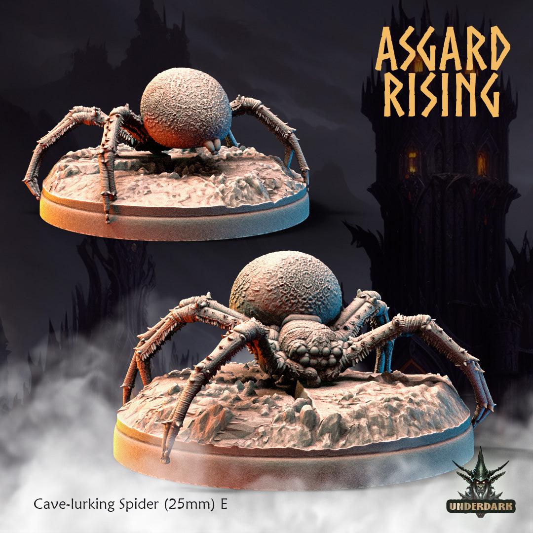 3D Printed Asgard Rising Cave-Lurking Spiders Set 1 28 32 mm Wargaming DnD