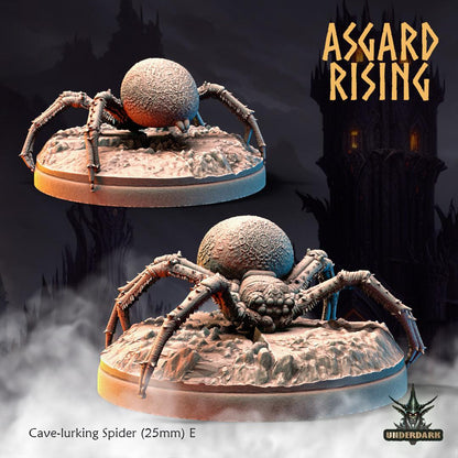 3D Printed Asgard Rising Cave-Lurking Spiders Set 1 28 32 mm Wargaming DnD