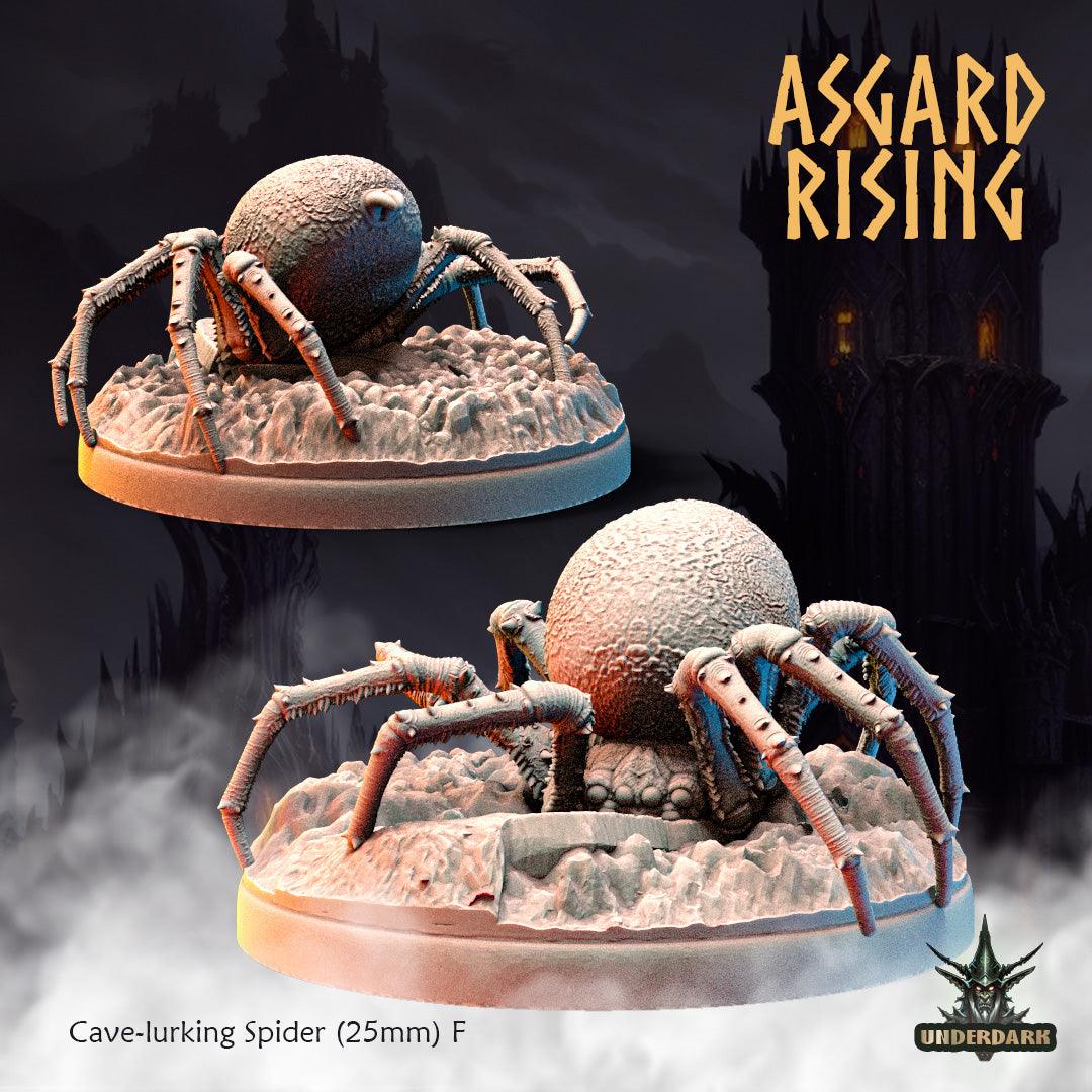 3D Printed Asgard Rising Cave-Lurking Spiders Set 1 28 32 mm Wargaming DnD