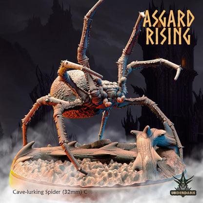 3D Printed Asgard Rising Cave-Lurking Spiders Set 2 28 32 mm Wargaming DnD