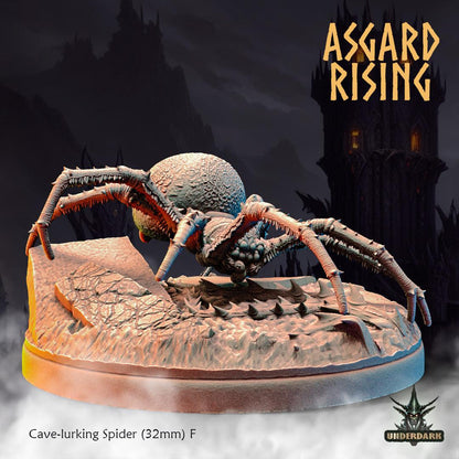 3D Printed Asgard Rising Cave-Lurking Spiders Set 2 28 32 mm Wargaming DnD