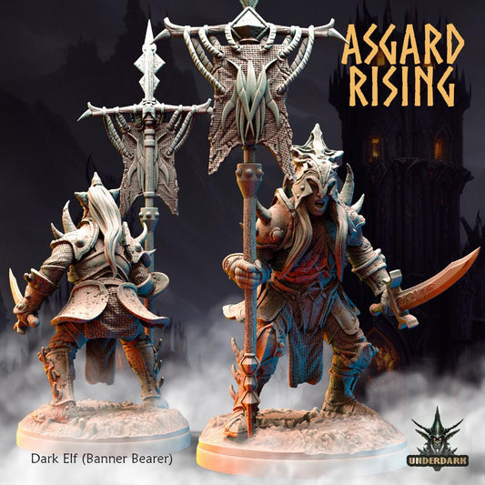 3D Printed Asgard Rising Dark Elves 28 32 mm Wargaming DnD