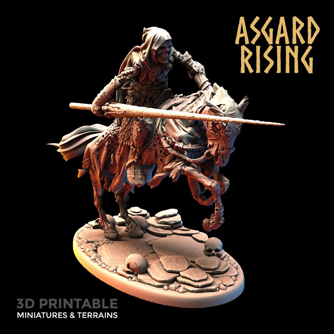 3D Printed Asgard Rising Draugr - Undead Skeleton Fallen Knights Set 28mm - 32mm