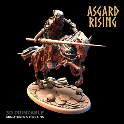 3D Printed Asgard Rising Draugr - Undead Skeleton Fallen Knights Set 28mm - 32mm