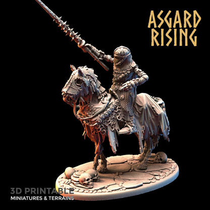 3D Printed Asgard Rising Draugr - Undead Skeleton Fallen Knights Set 28mm - 32mm