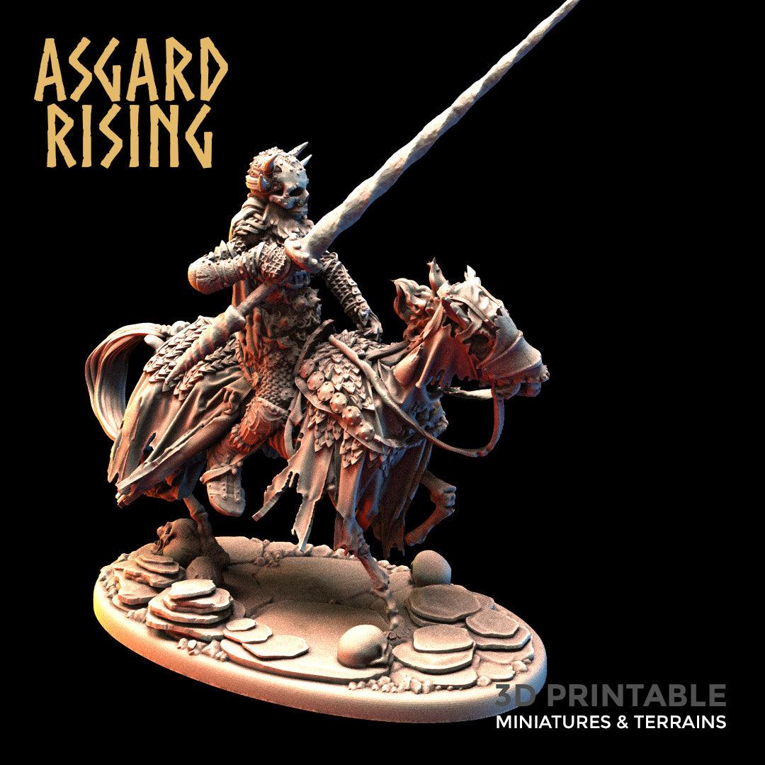 3D Printed Asgard Rising Draugr - Undead Skeleton Fallen Knights Set 28mm - 32mm