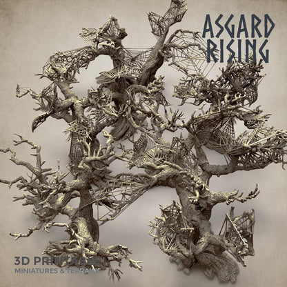 3D Printed Asgard Rising Dry Spider Forest Modular Set 32mm Ragnarok D&D