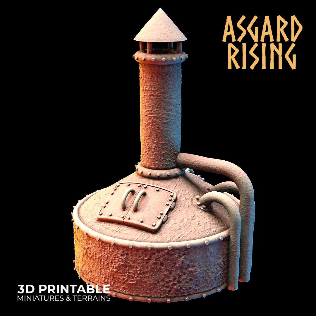 3D Printed Asgard Rising Dwarf Distillery and Brewery Set 28mm - 32mm
