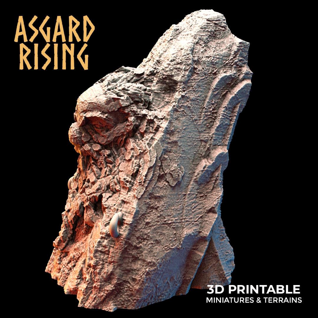 3D Printed Asgard Rising Dwarf Mountain Pass Fortress Entrance 28mm - 32mm