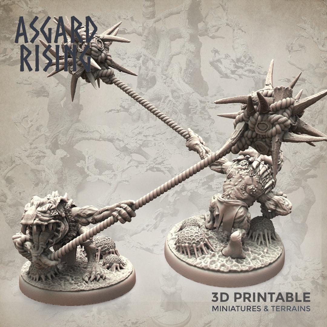 3D Printed Asgard Rising Forest Goblins Melee Set 28mm - 32mm Ragnarok D&D