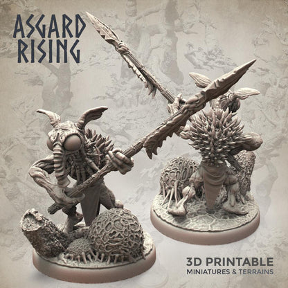 3D Printed Asgard Rising Forest Goblins Melee Set 28mm - 32mm Ragnarok D&D