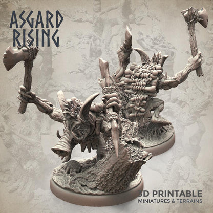 3D Printed Asgard Rising Forest Goblins Melee Set 28mm - 32mm Ragnarok D&D