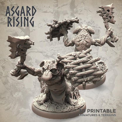 3D Printed Asgard Rising Forest Goblins Melee Set 28mm - 32mm Ragnarok D&D