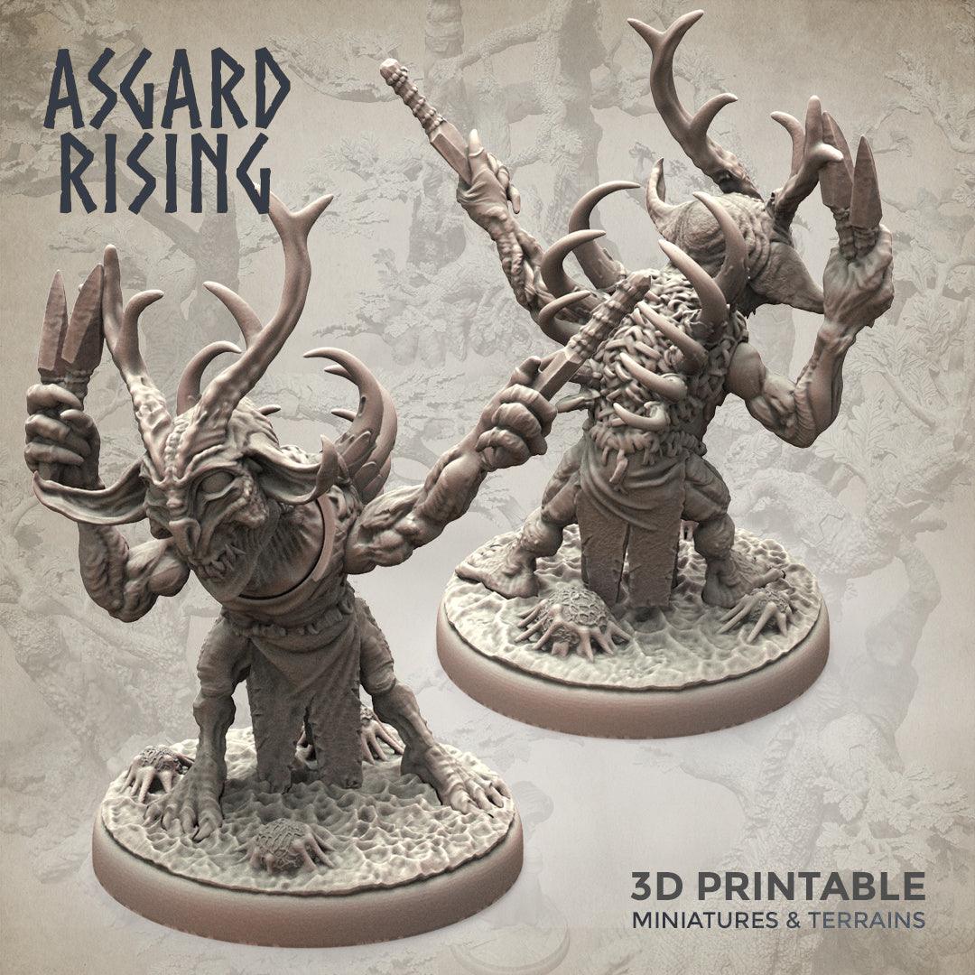 3D Printed Asgard Rising Forest Goblins Ranged Set 28mm - 32mm Ragnarok D&D