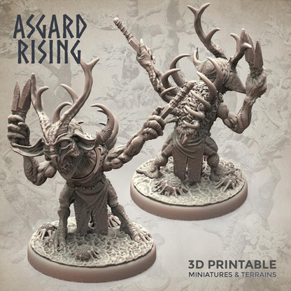 3D Printed Asgard Rising Forest Goblins Ranged Set 28mm - 32mm Ragnarok D&D