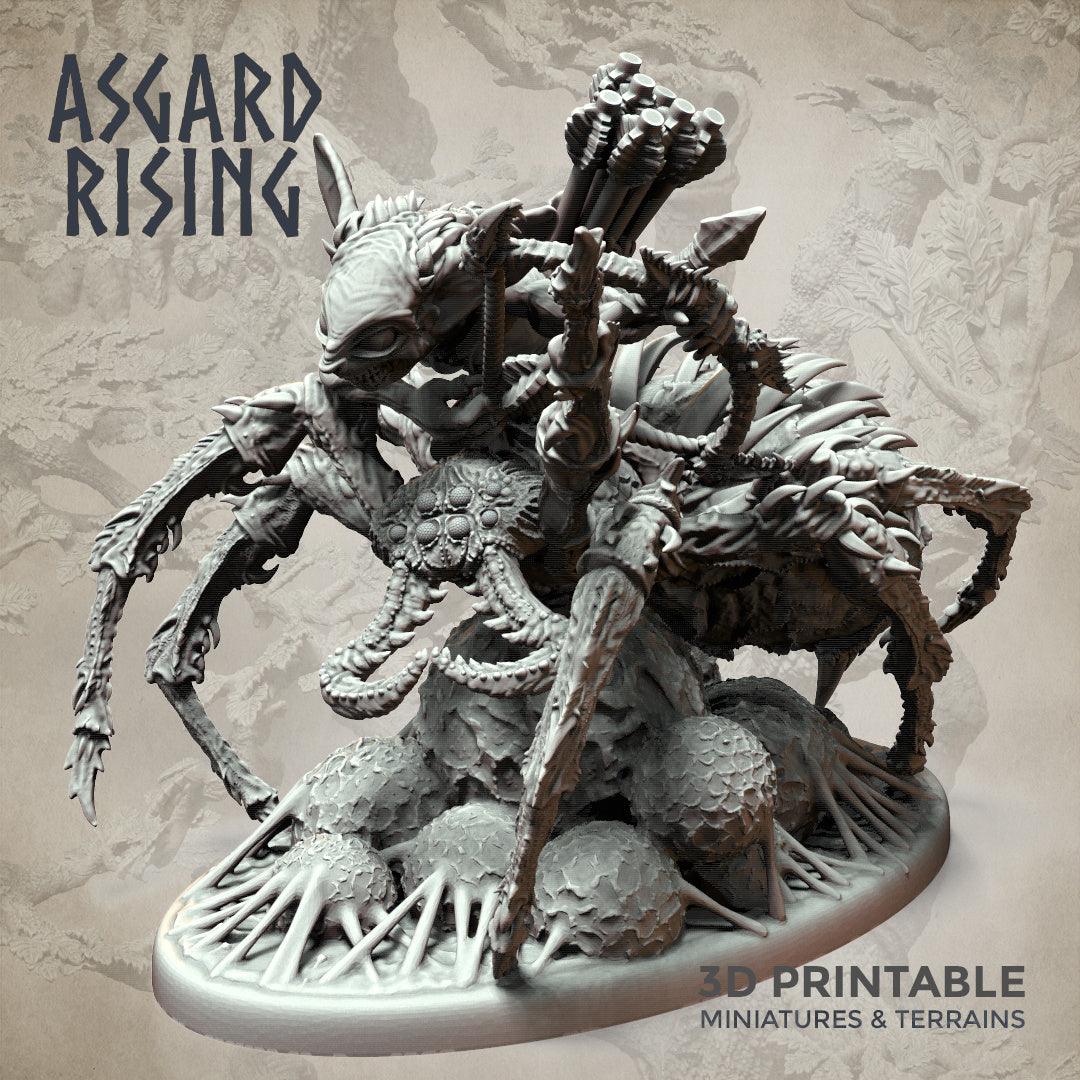 3D Printed Asgard Rising Goblin Spiders Riders Set 32mm Ragnarok D&D
