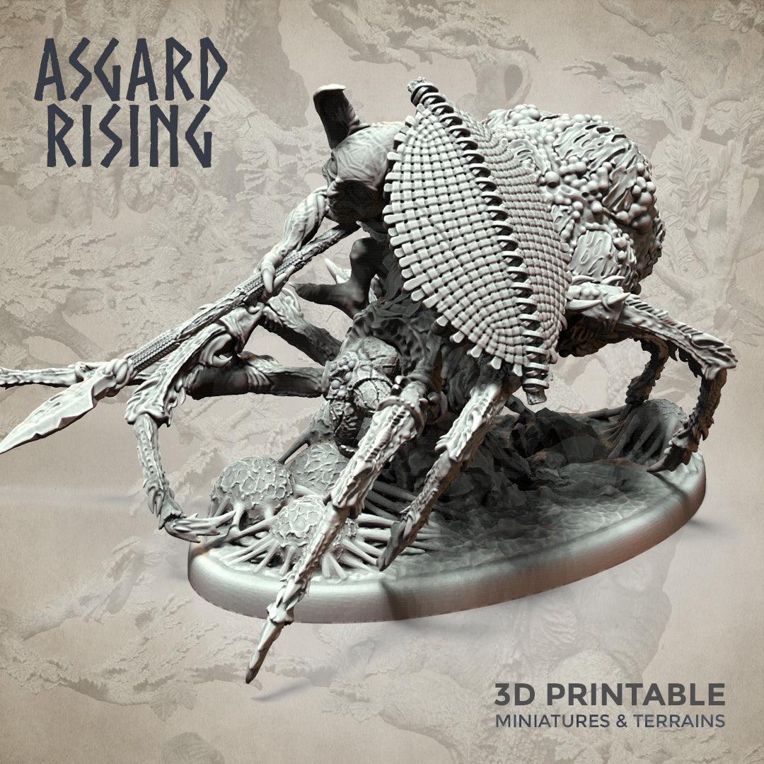 3D Printed Asgard Rising Goblin Spiders Riders Set 32mm Ragnarok D&D