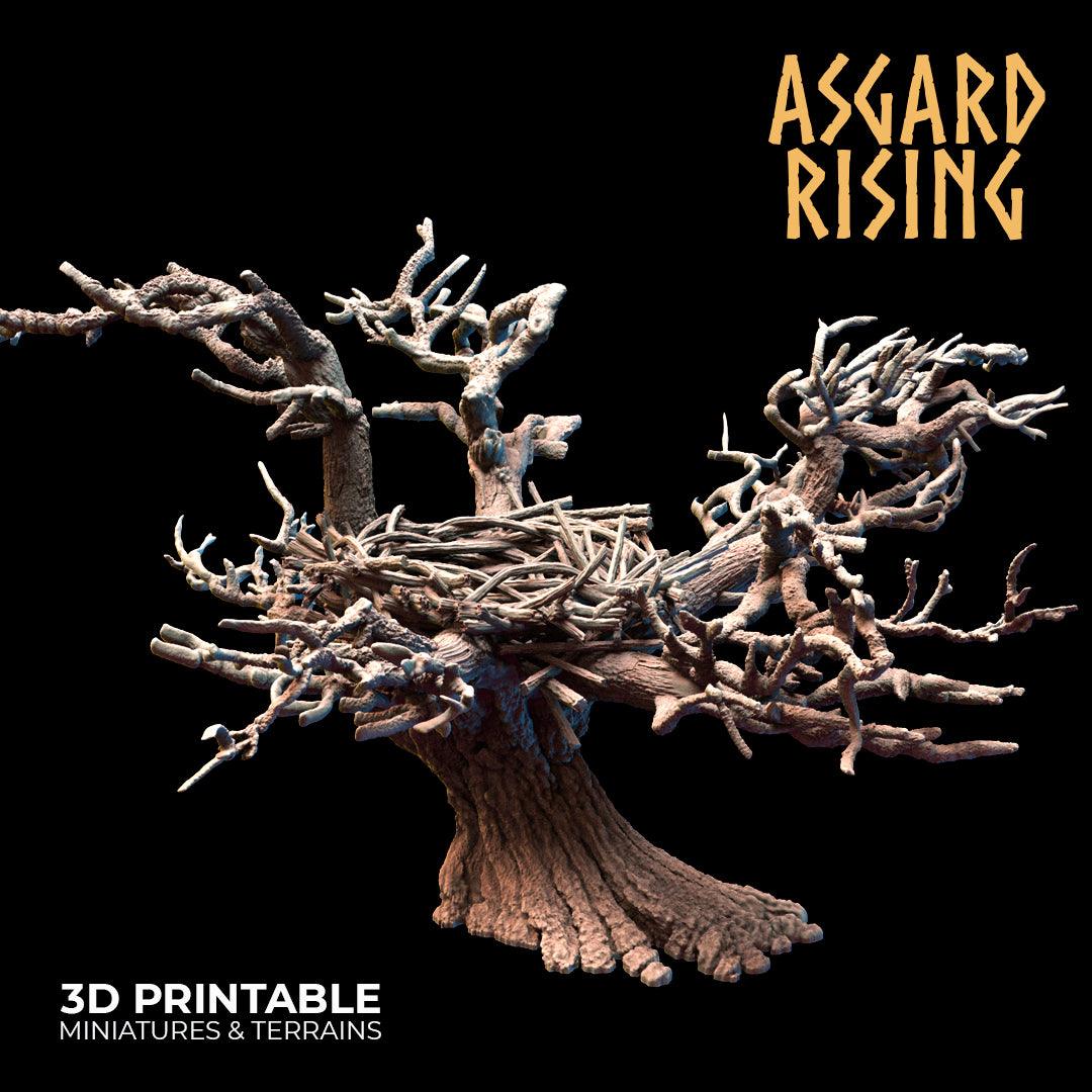 3D Printed Asgard Rising Griffin Nest Set - 32mm D&D