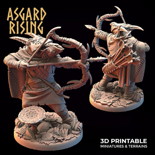 3D Printed Asgard Rising Hunter of the Mountain King 28mm - 32mm Ragnarok D&D