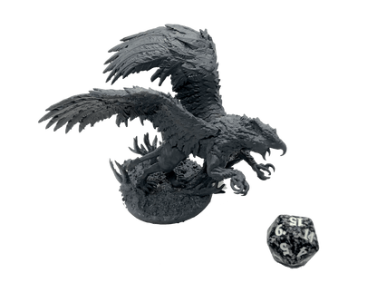 3D Printed Asgard Rising King of all Creatures Griffin Set - 32mm D&D
