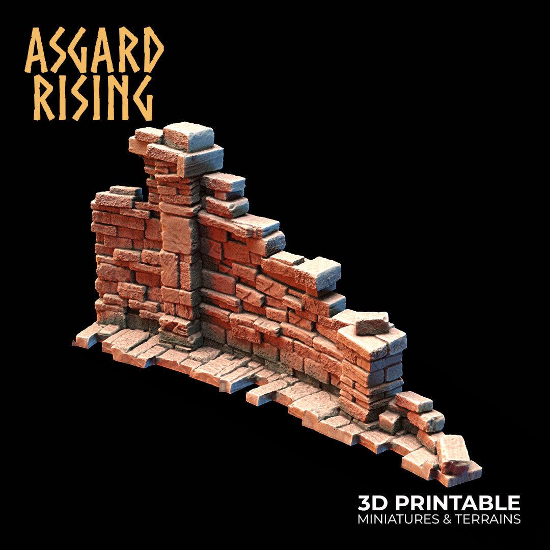 3D Printed Asgard Rising Small Ruins 28 32 mm Wargaming DnD